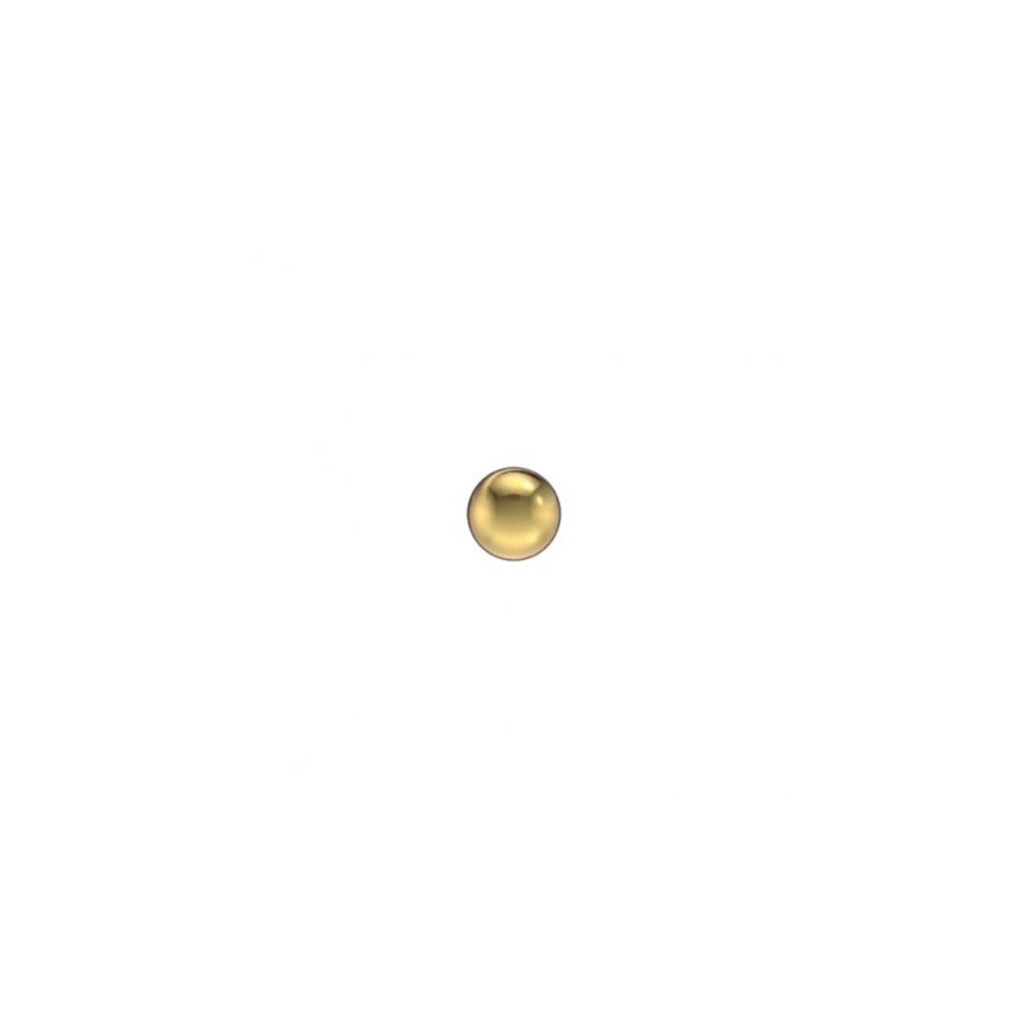 STUDEX auskari 101 - Ball 3mm, Gold Plated