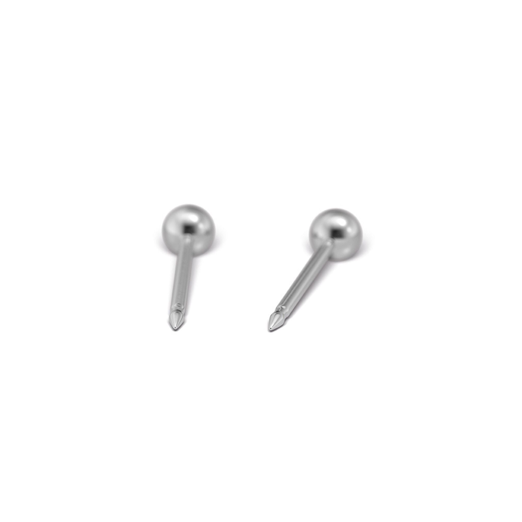 STUDEX auskari 102 ball 3mm surgical stainless steel