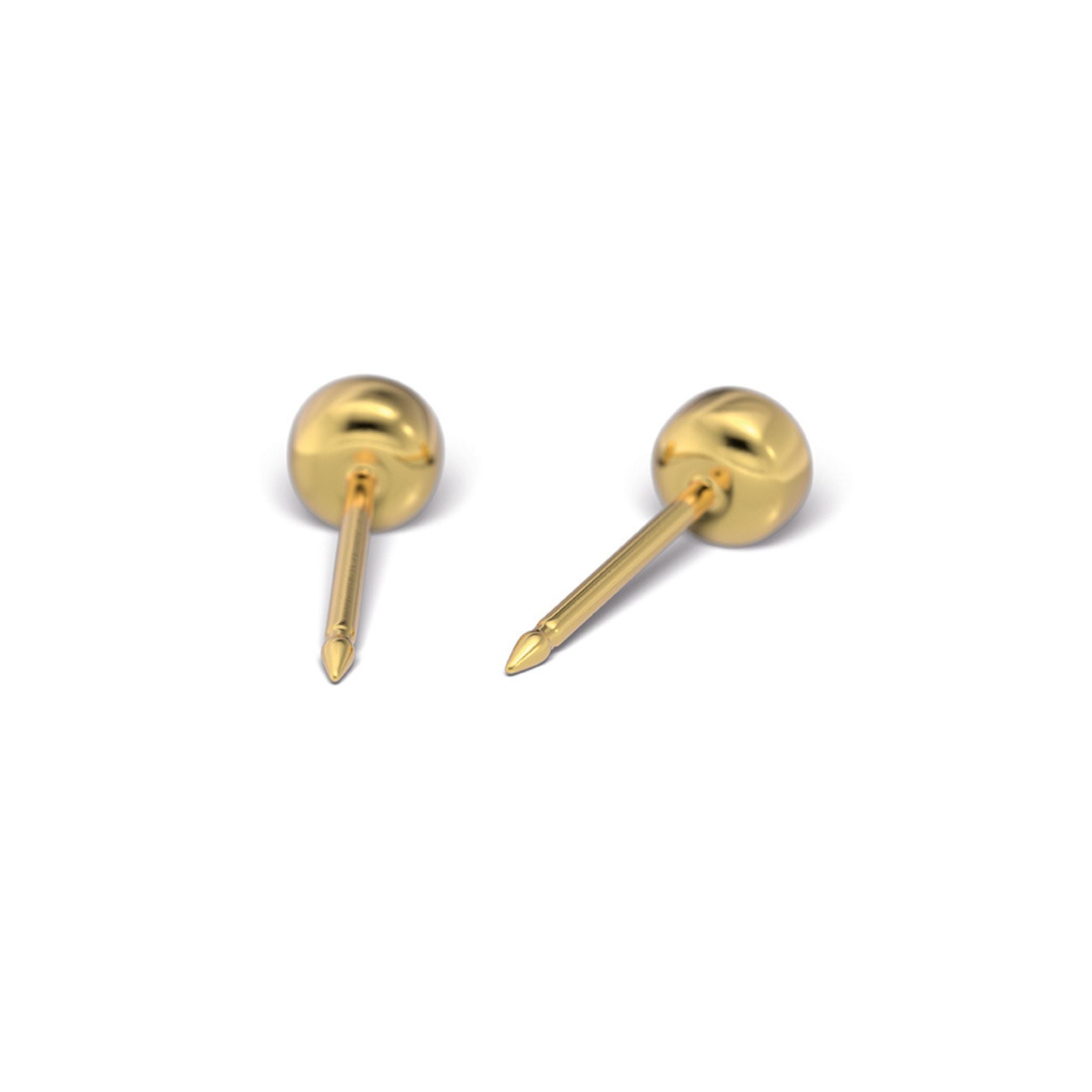 STUDEX 137 - Bazel 3mm, marta akvamarīns, Gold Plated