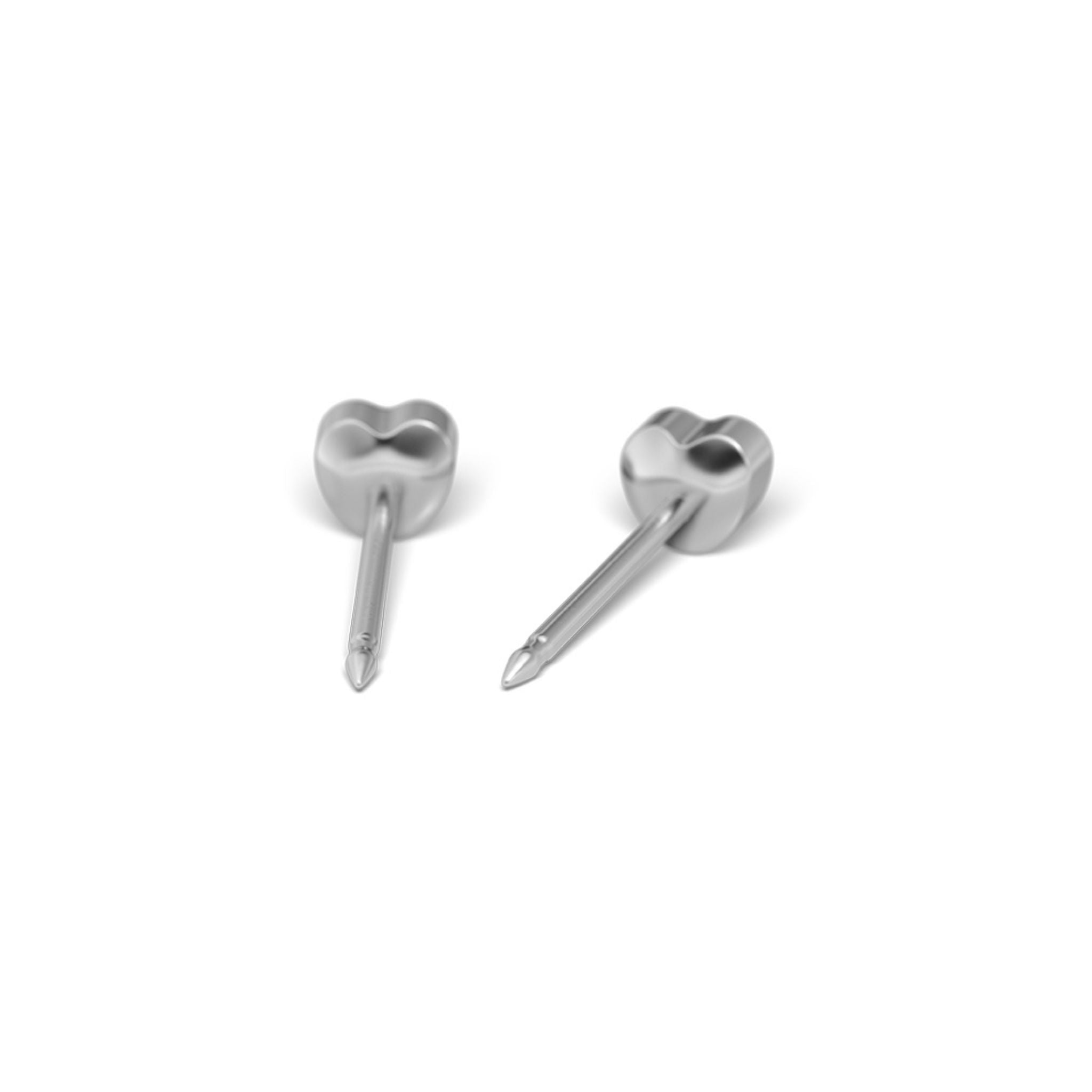 STUDEX auskari 152 - Shape 4mm, Heart, Surgical Stainless Steel, sirds forma