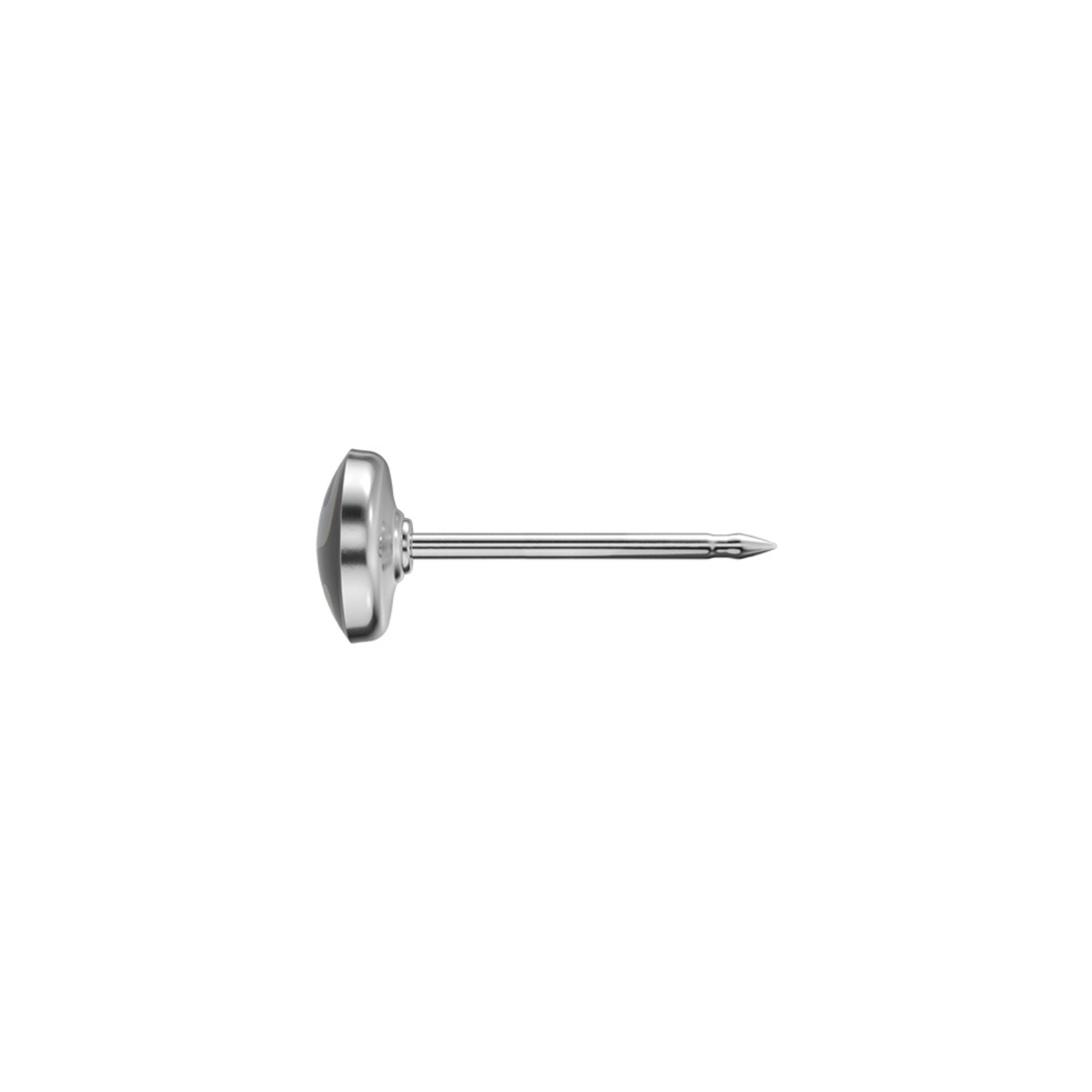 STUDEX auskari 173 - Novelty 5mm, Ying Yang, Surgical Stainless Steel