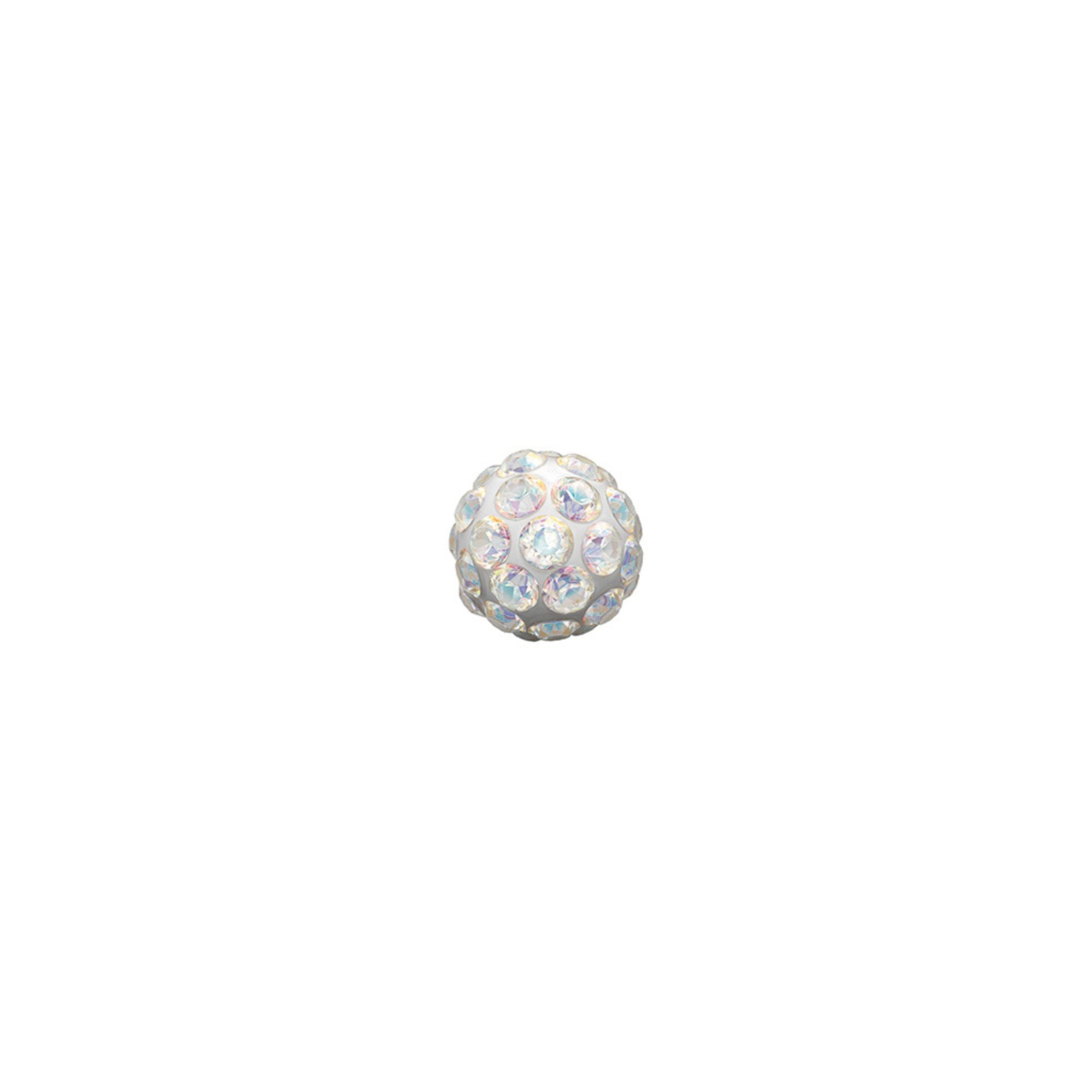 STUDEX auskari 206 - Fireball 4.5mm, AB Crystal, Surgical Stainless Steel