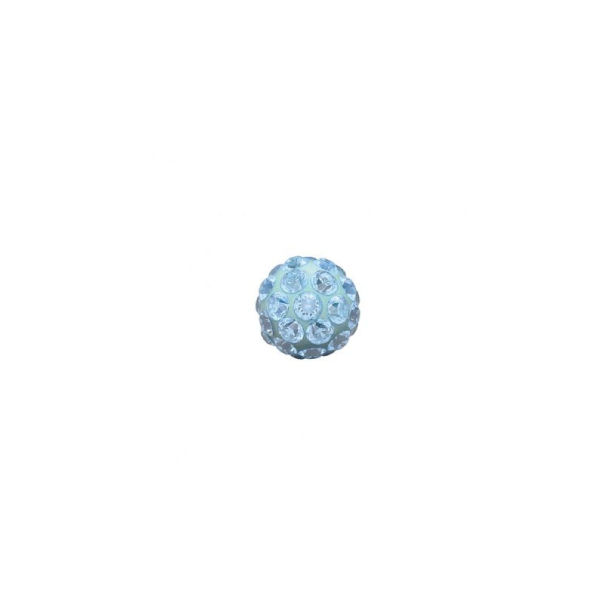 STUDEX auskari 208 - Fireball 4.5mm, Aquamarine, Surgical Stainless Steel