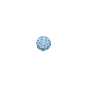 STUDEX auskari 208 - Fireball 4.5mm, Aquamarine, Surgical Stainless Steel