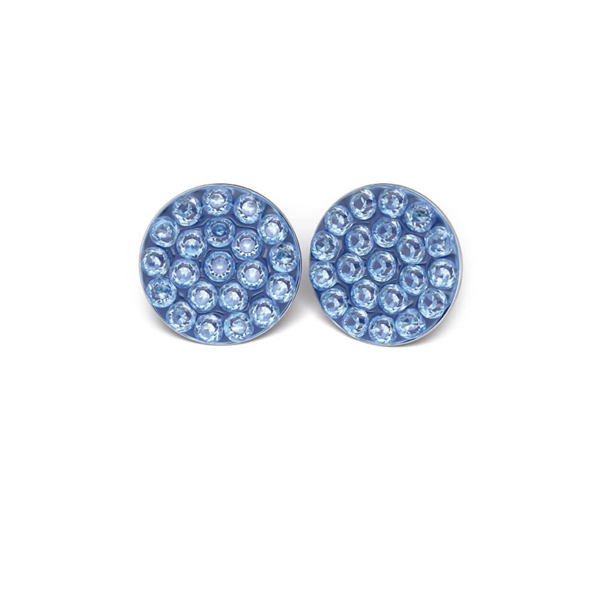 STUDEX auskari 237 - Novelty 8mm, March Aquamarine, Surgical Stainless Steel