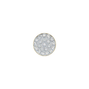 STUDEX auskari 239 - Novelty 8mm, April Crystal, Gold plated