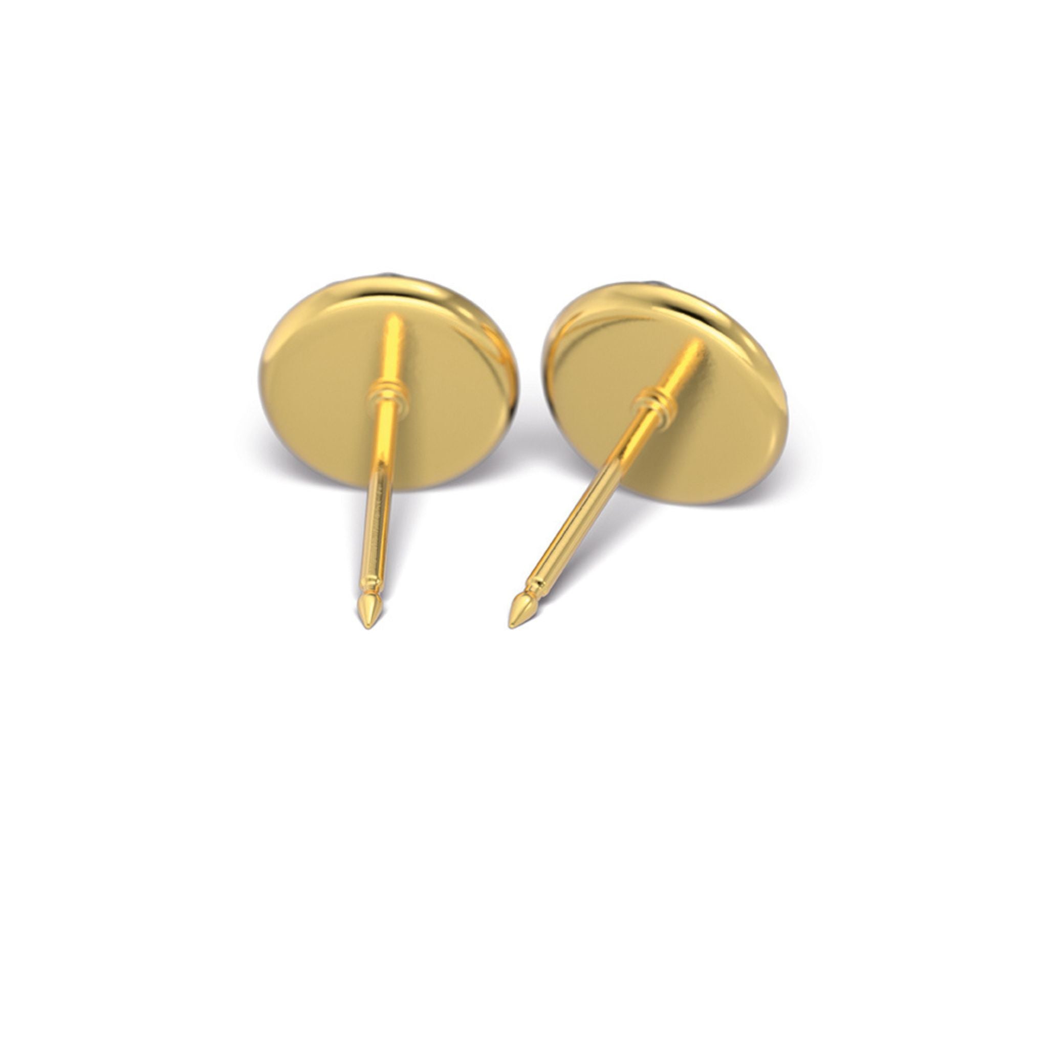 STUDEX auskari 239 - Novelty 8mm, April Crystal, Gold plated