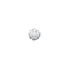 STUDEX auskari 107 - Fireball 4.5mm, Crystal, Surgical Stainless Steel
