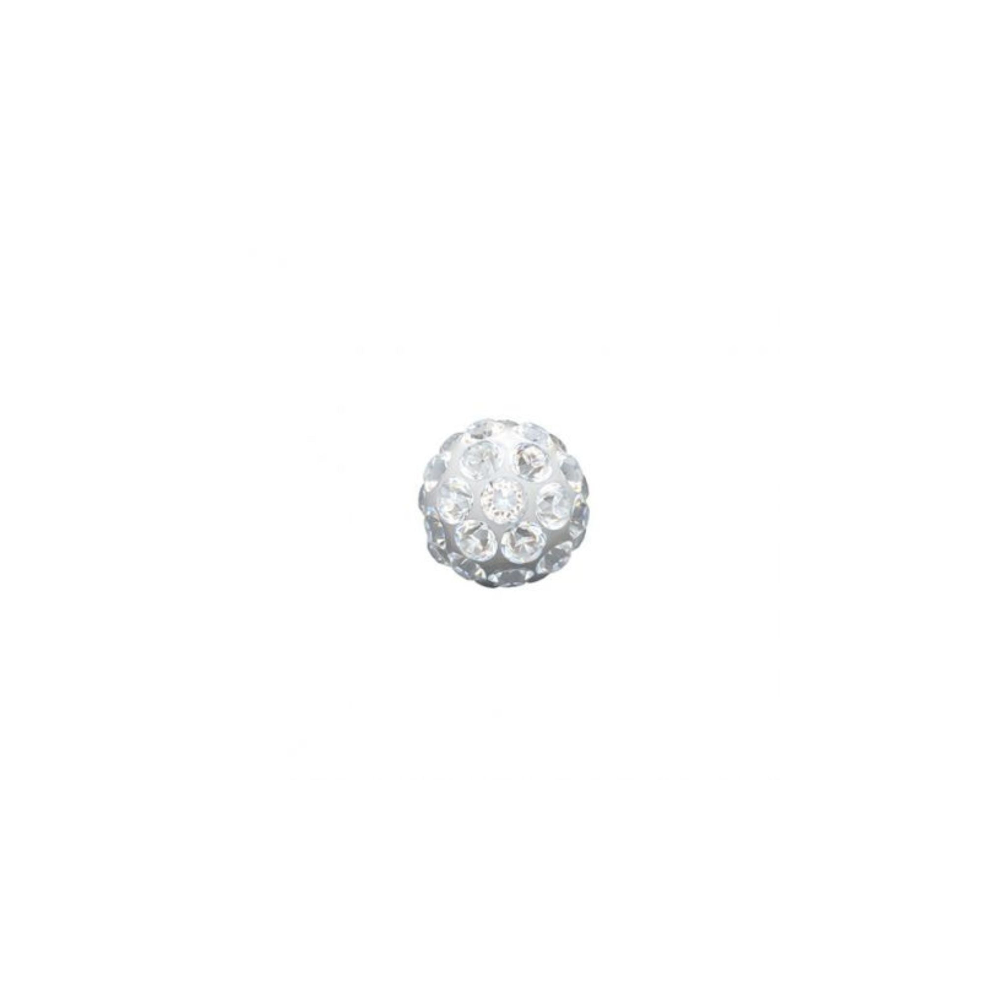 STUDEX auskari 107 - Fireball 4.5mm, Crystal, Surgical Stainless Steel