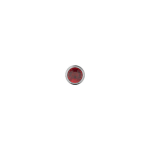 STUDEX auskari 235 - Bazel 3mm, July Ruby, Surgical Stainless Steel