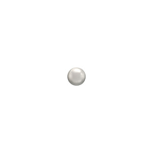 STUDEX auskari 249 - Pearl white 3mm, Gold Plated