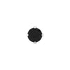 STUDEX auskari 361 - Prong setting 6mm, Cubic Zirconia Black, Surgical Stainless Steel
